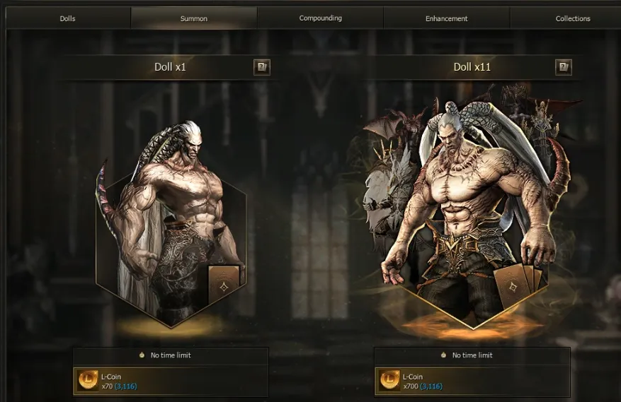 Core Mechanics I - The Menu & Dolls – screenshot